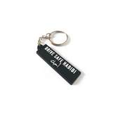 Zwarte sleutelhanger met Arabisch script voor safe habibi en drive safe habibi